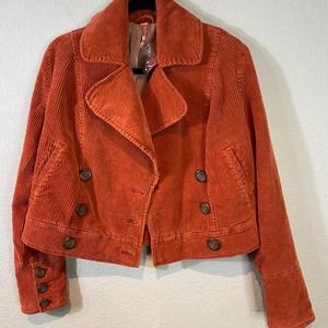 Free People Corduroy Cropped Jacket